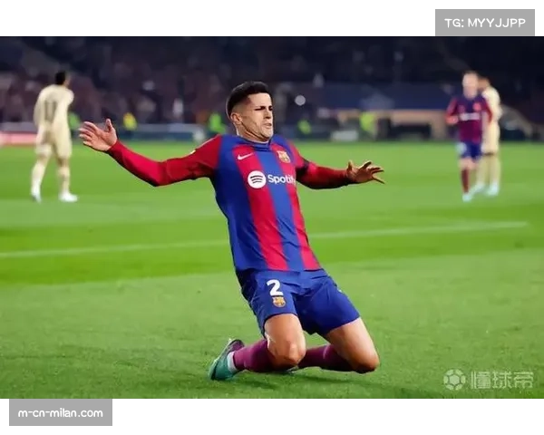 巴萨三中卫体系下坎塞洛边路走廊创造9次关键传球